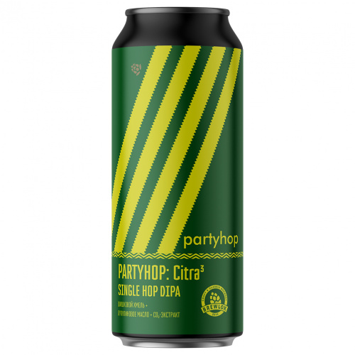 PartyHop: Citra от Brewlok - Двойной ИПА 0,45л.
