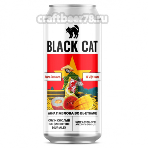 Анна Павлова во Вьетнаме от Black Cat - Смузи фруктовый эль 0,45л.