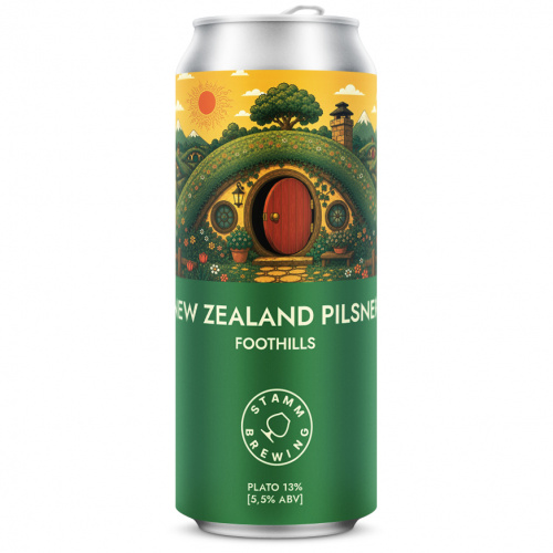 Foothills от Stamm Brewing - Новозеландский пилснер 0,45л. Foothills от Stamm Brewing - Новозеландский пилснер 0,45л.