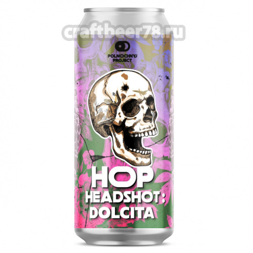 Hop Headshot: Dolcita от Polnochnyj Project - Тройной ИПА 0,45л.