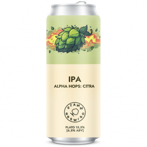 Alpha Hops: Citra от Stamm Brewing - Американский ИПА 0,45л.