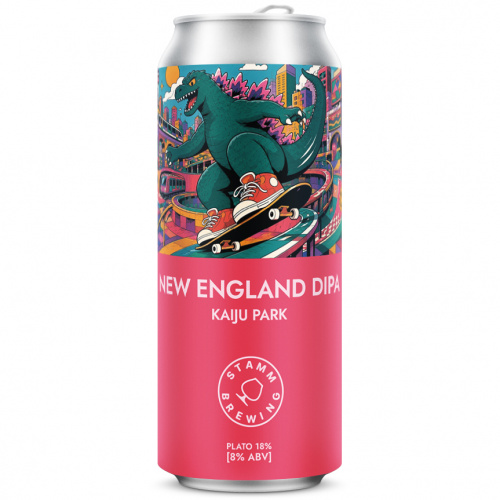 Kaiju Park от Stamm Brewing - Двойной ИПА в стиле Новой Англии 0,45л.