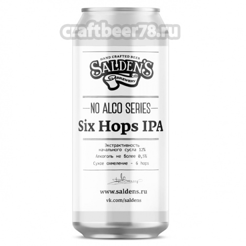 Salden`s - No Alco Series Six Hops IPA