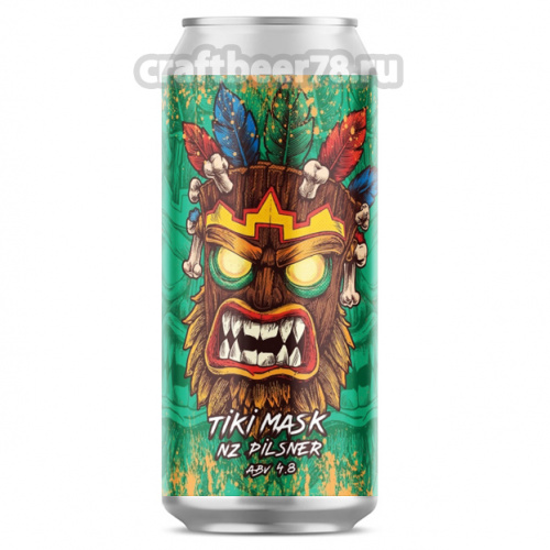 Tiki Mask от Selfmade - Новозеландский пилснер 0,45л.
