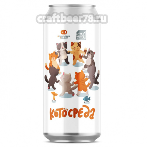 Котосреда от Polnochnyj Project - American IPA 0,45л.