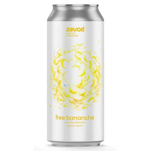 Free Bananche от Zavod - Безалкогольный пшеничный эль 0,45л.