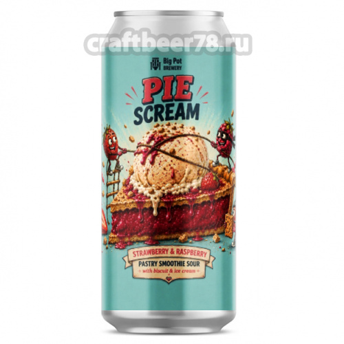 Pie Scream от Big Pot - Смузи фруктовый эль 0,45л.