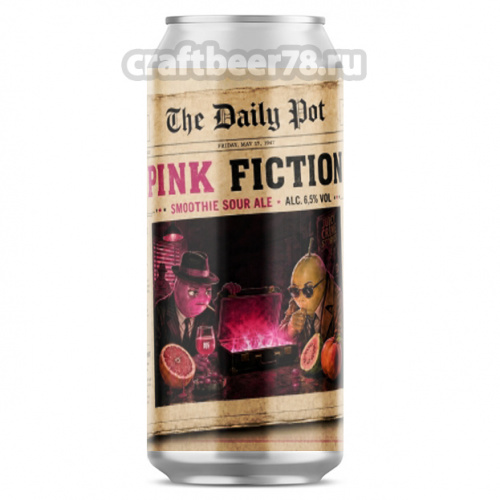 Pink Fiction от Big Pot - Смузи фруктовый эль 0,45л. Pink Fiction от Big Pot - Смузи фруктовый эль 0,45л.