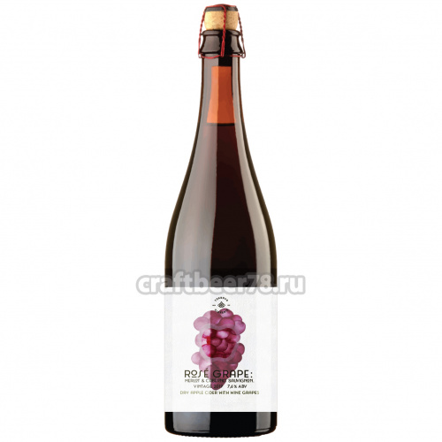 Rosé Grape: Merlot & Cabernet Sauvignon. Vintage 2019 от Токсовская Сидрерия - Сухой сидр 0,75л.