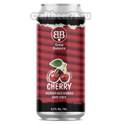 Cherry Cider от Brew Balance - Полусладкий сидр 0,5л.