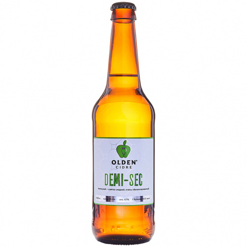 Demi-Sec от Olden Cider - Полусухой сидр 0,45л.