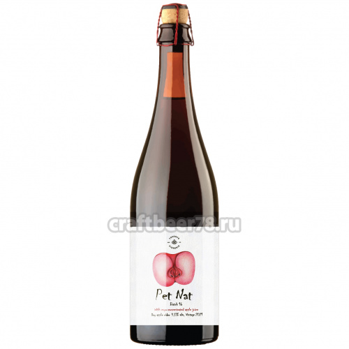 Pet Nat 2021: Batch 16 With Cryo-concentrated Apple Juice от Токсовская Сидрерия - Сухой сидр 0,75л.