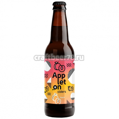 Peach от Appleton Ciders - Сидр полусладкий 0,5л.