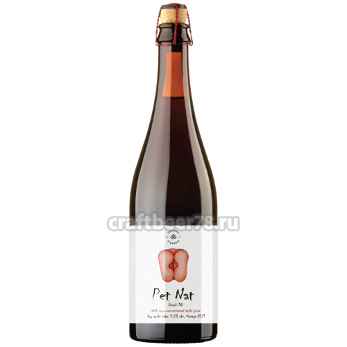 Pet Nat 2021: Batch 18 With Cryo-concentrated Apple Juice от Токсовская Сидрерия - Сухой сидр 0,75л.