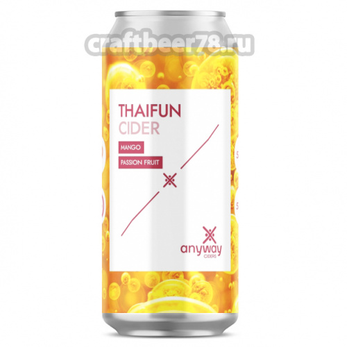 Thaifun от Anyway Ciders - Полусладкий сидр 0,5л.
