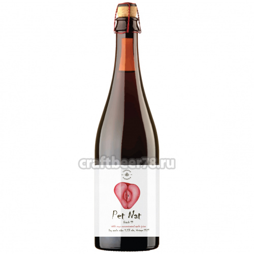 Pet Nat 2021: Batch 19 With Cryo-concentrated Apple Juice от Токсовская Сидрерия - Сухой сидр 0,75л.