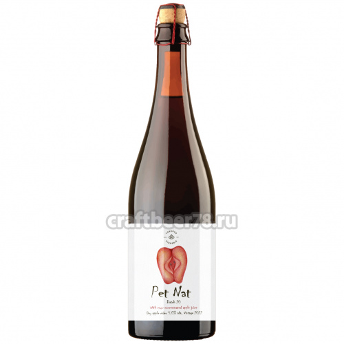 Pet Nat 2022: Batch 20 With Cryo-concentrated Apple Juice от Токсовская Сидрерия - Сухой сидр 0,75л.