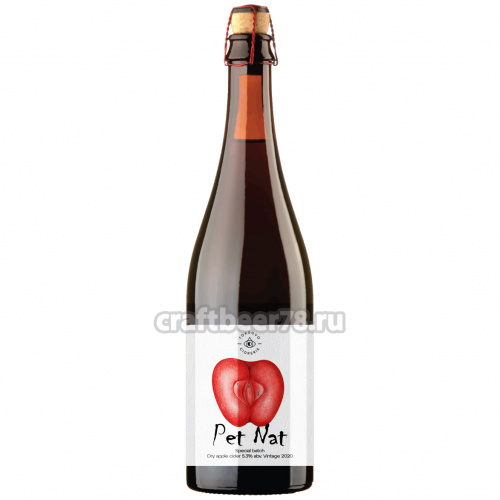 Pet Nat. Special Batch. Vintage 2020 от Токсовская Сидрерия - Сухой сидр 0,75л.